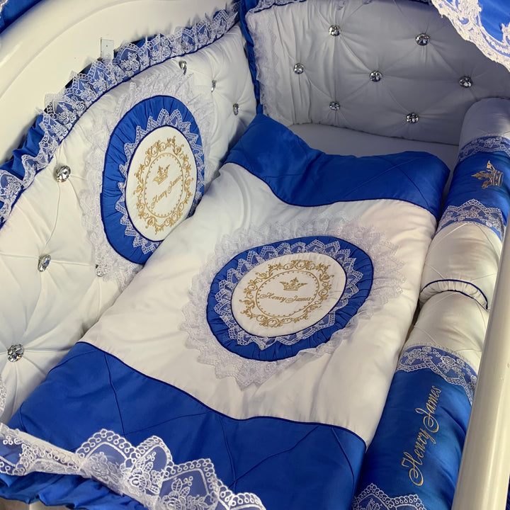 Personalized Royal Blue Play Mat – Custom Kids Rug