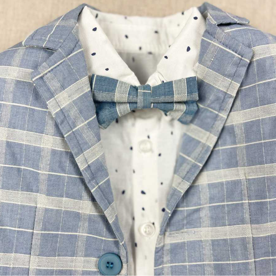 Handmade Kids Tuxedo Jacket and Tartan Suit for Weddings