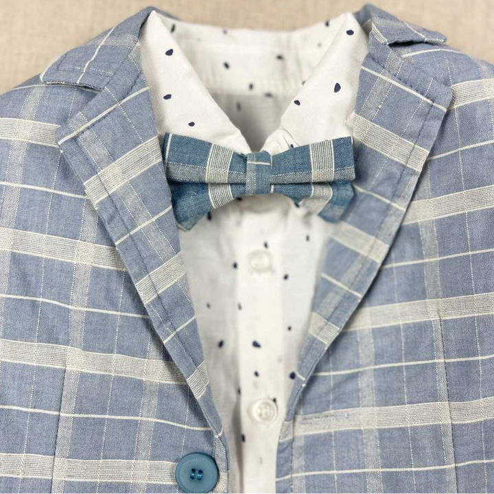 Handmade Kids Tuxedo Jacket and Tartan Suit for Weddings