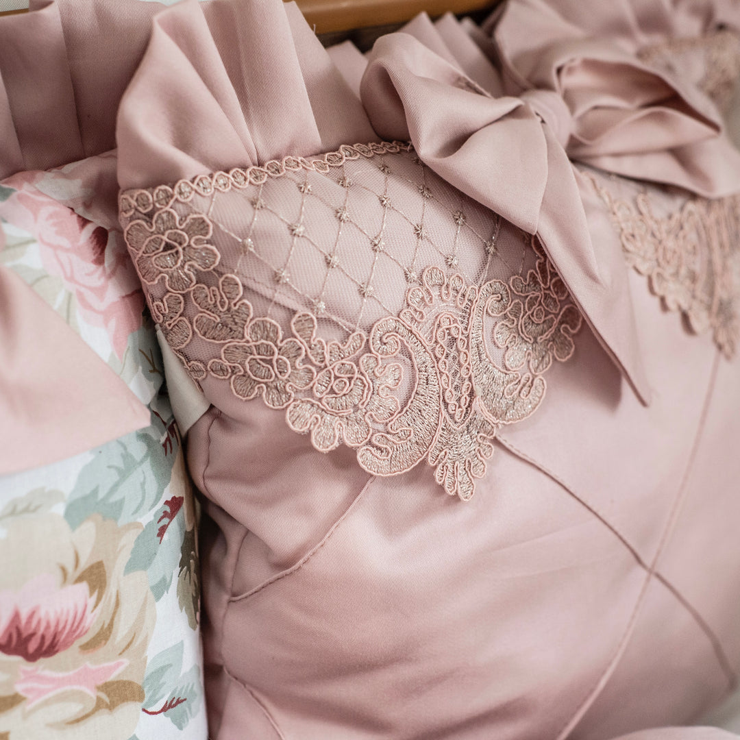 Pink Crib Bedding Set design 