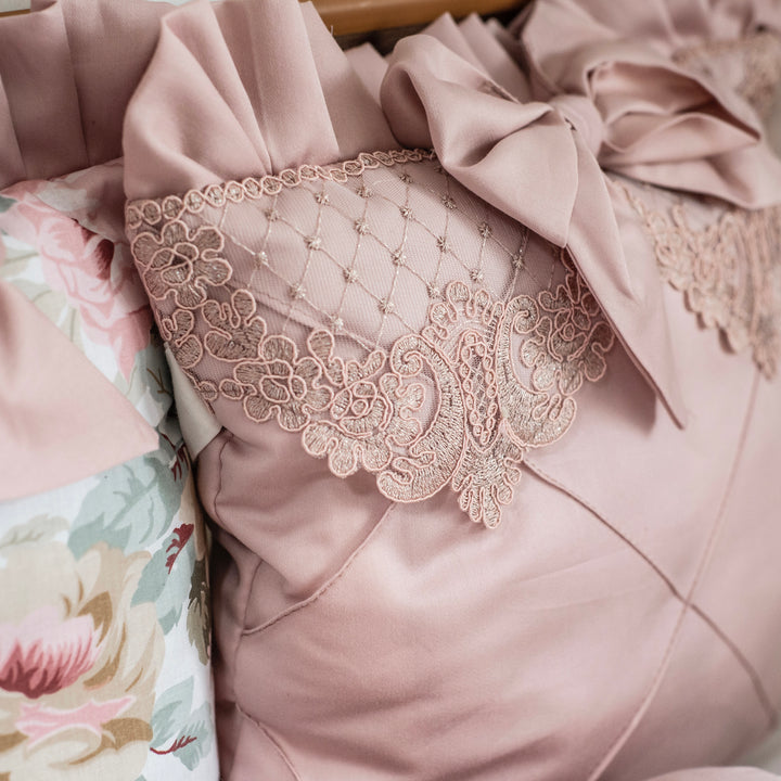 Pink Crib Bedding Set design 