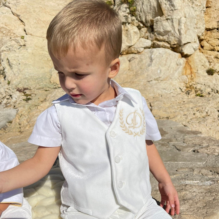 Baby Boy Velvet Tuxedo – Elegant Outfit for Special Occasions