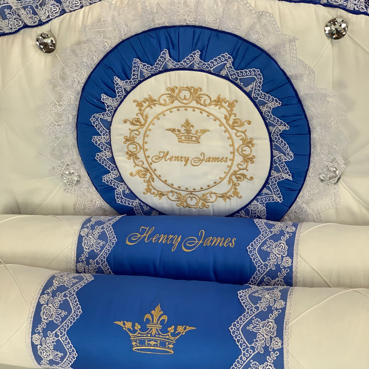 Personalized Royal Blue Play Mat – Custom Kids Rug