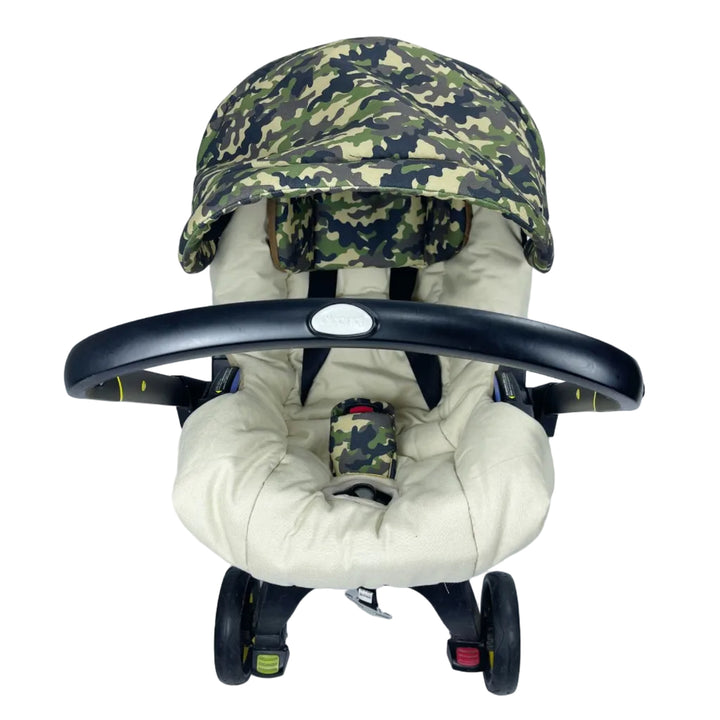 Camo Stroller Car Seat Cover – Customizable Personalized Canopy