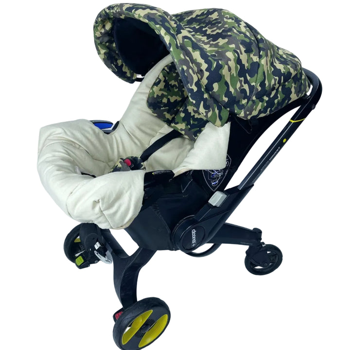 Camo Stroller Car Seat Cover – Customizable Personalized Canopy
