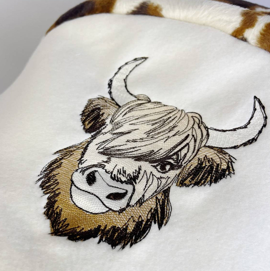Cow Print Baby Car Seat Cover – Stylish All-in-One Comfort