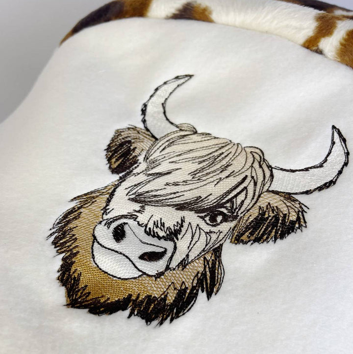 Cow Print Baby Car Seat Cover – Stylish All-in-One Comfort