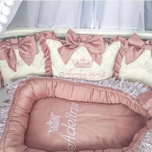 Cozy Baby Boy Sleeping Pod – Lace Baby Nest Lounger