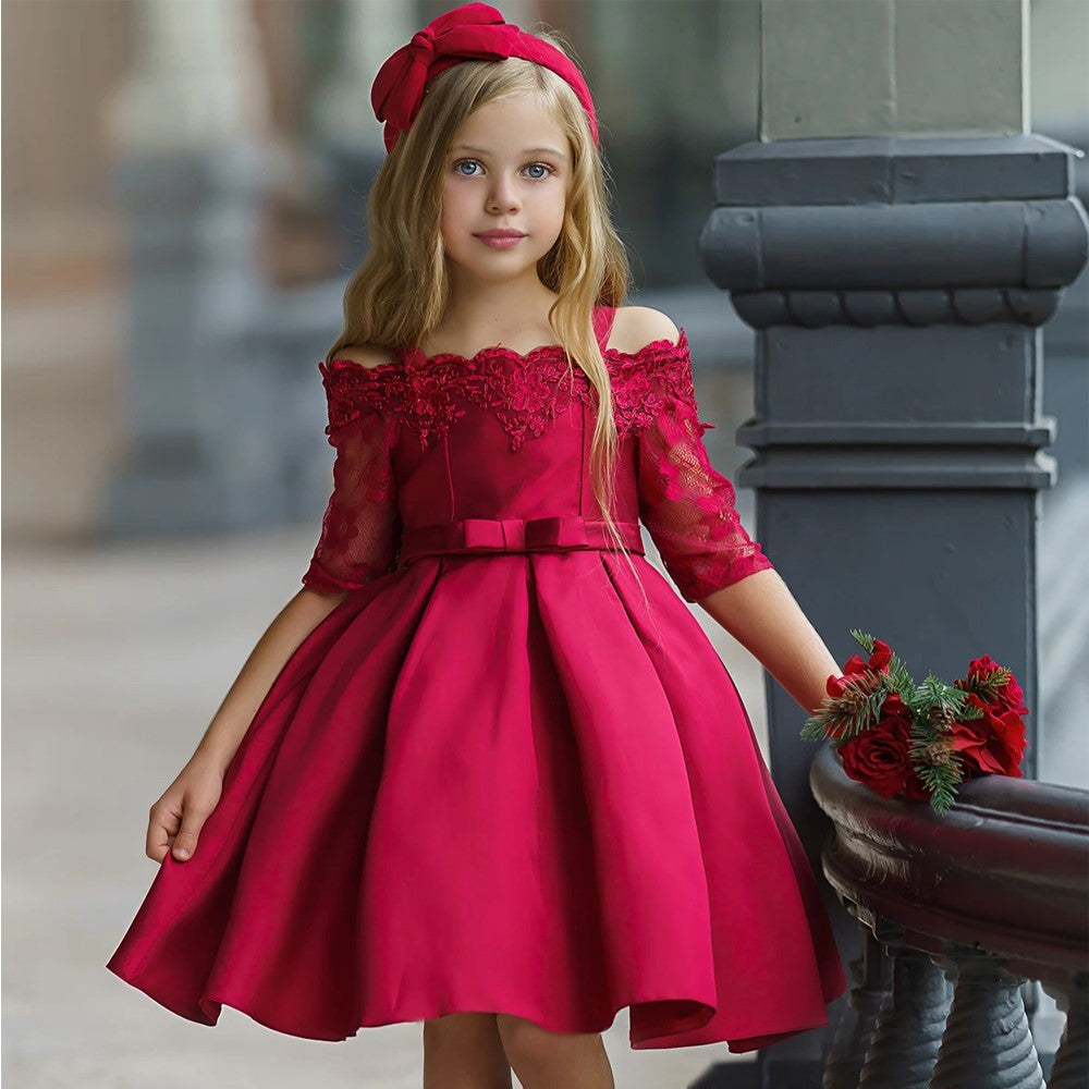 Elegant Toddler Lace Dress for Flower Girls and Parties – Boss and Baby