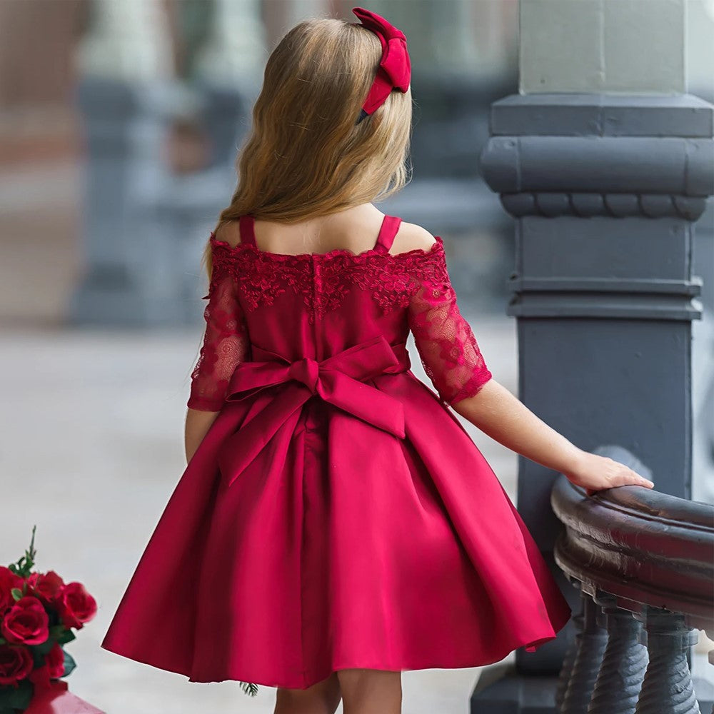 Sophisticated Lace Dress for Girls Elegant & Stylish Boss and Baby Sophisticated Lace Dress for Girls Elegant & Stylish Boss and Baby
