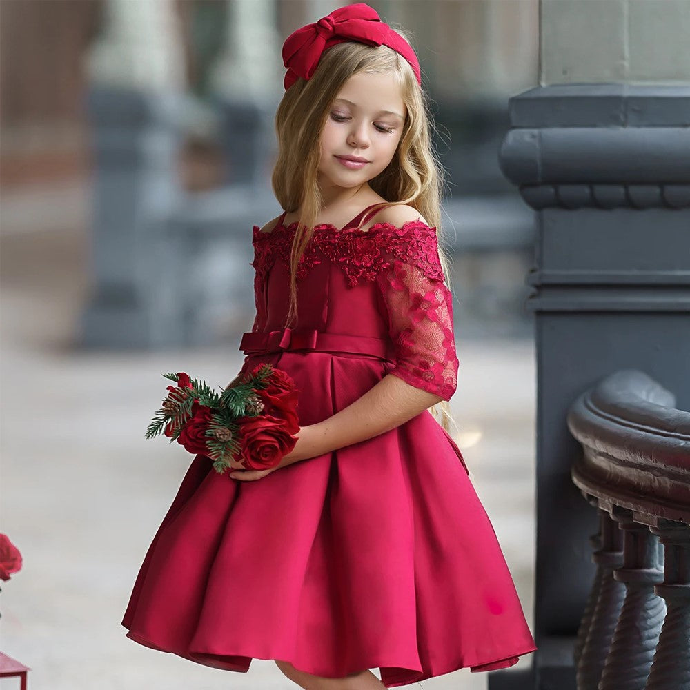 Elegant Toddler Lace Dress for Flower Girls and Parties – Boss and Baby