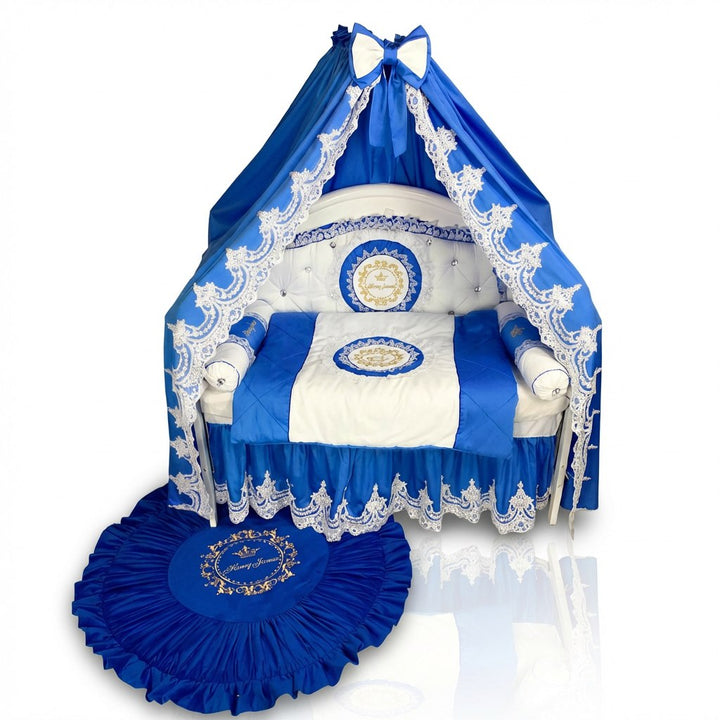 Personalized Royal Blue Play Mat – Custom Kids Rug