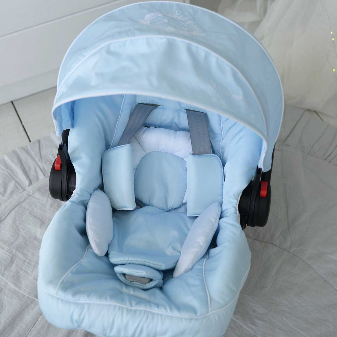 Luxury Light Blue Baby Car Seat Cover Set – Graco