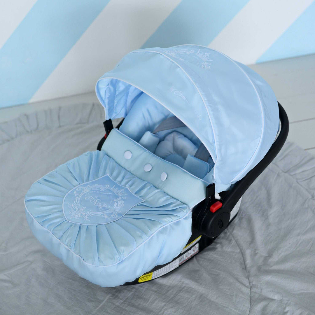 Luxury Light Blue Baby Car Seat Cover Set – Graco