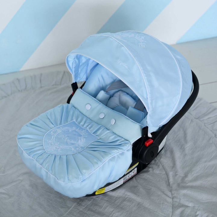 Luxury Light Blue Baby Car Seat Cover Set – Graco