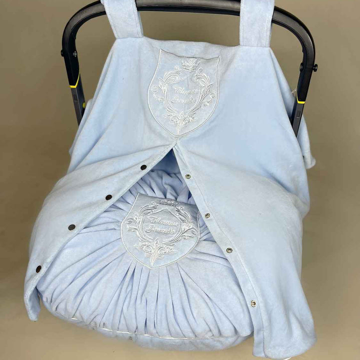 Personalized Baby Car Seat Cover Set – Pastel Comfort