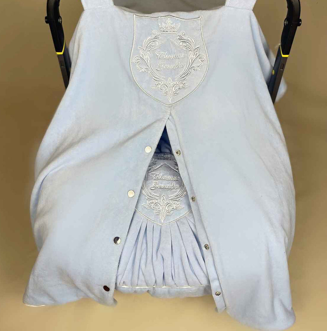Personalized Baby Car Seat Cover Set – Pastel Comfort