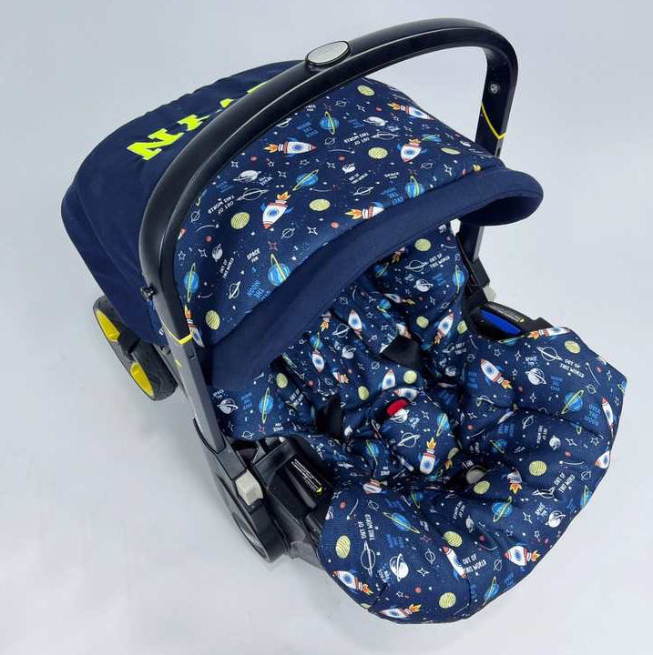 Personalized Outer Space Doona Car Seat Cover – Baby Boy Accessories
