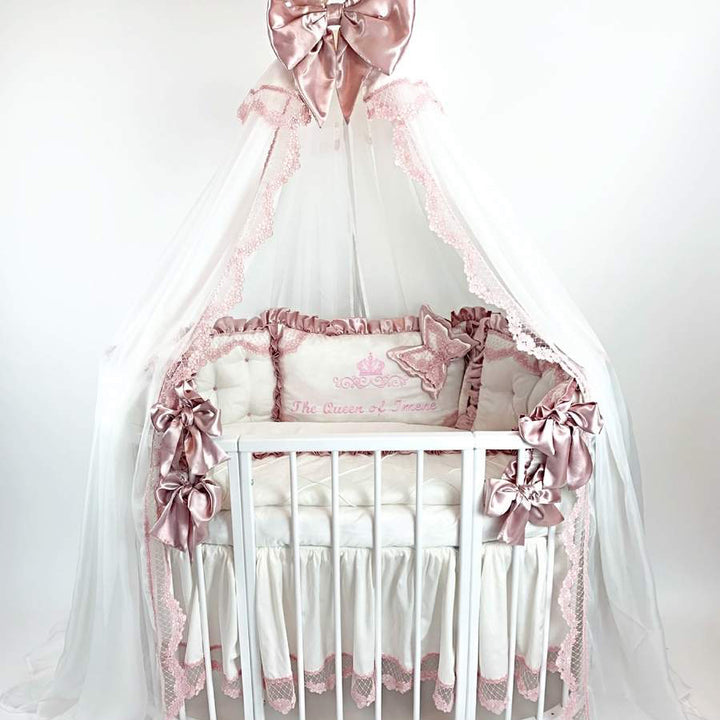 Pink Crib Bedding bumper  and  full set