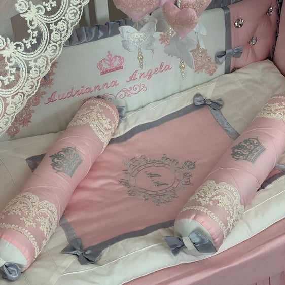 Princess Luxury Crib Bedding pillow's 