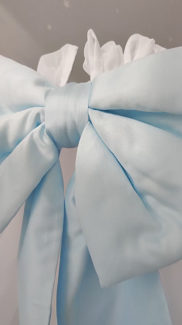 Soft Light Blue Baby Boy Crib Bedding Set with Bumper video