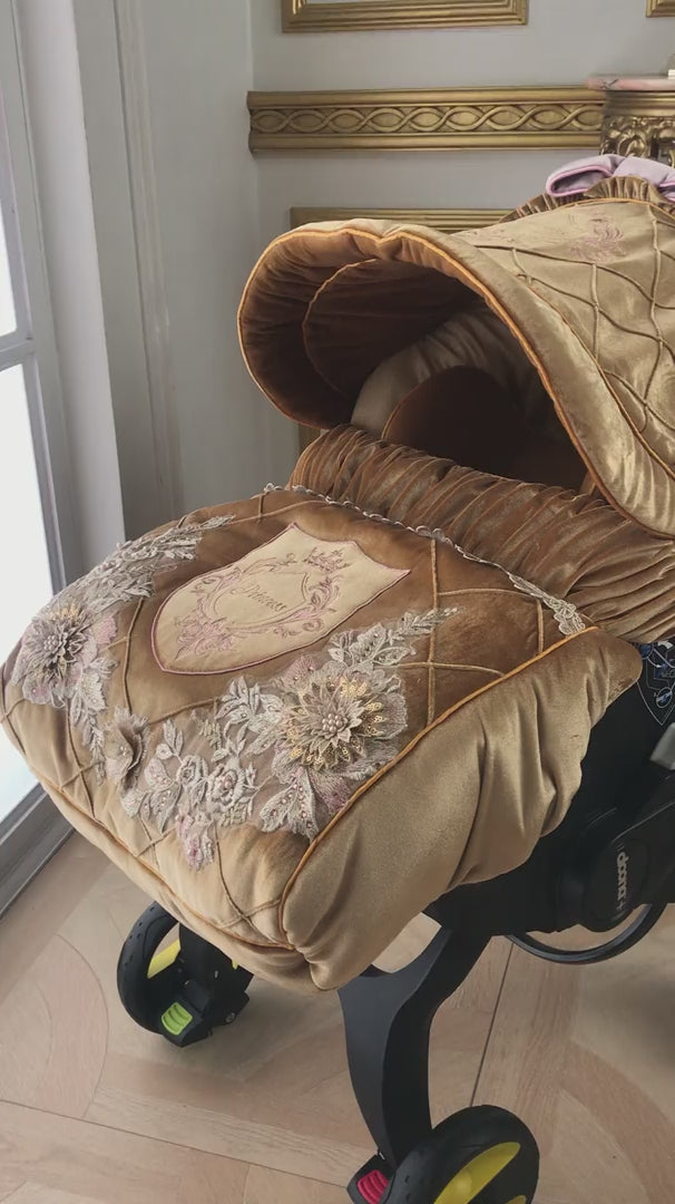 Premium Custom Velvet Car Seat Cover & Baby Accessories