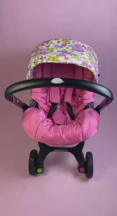 Floral Baby Car Seat Cover Set – Pink Interior Design